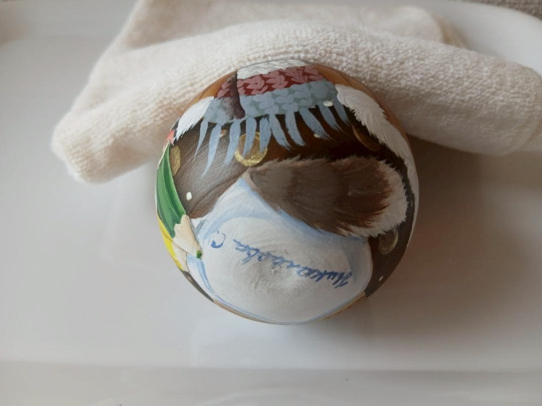 【CBT110】10cm級 おきあがりこぼし(大) スベトラーナ ぼんぼりねこ