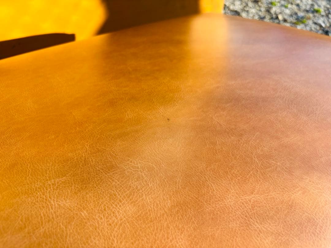 J43★アスプルンド★美品 オットマン グリーン 合成皮革