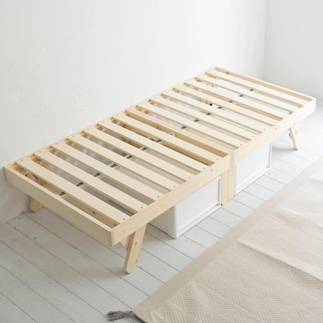 ベッド すのこベッド 木製 パタントベッド ナチュラル WFD-97195(NA