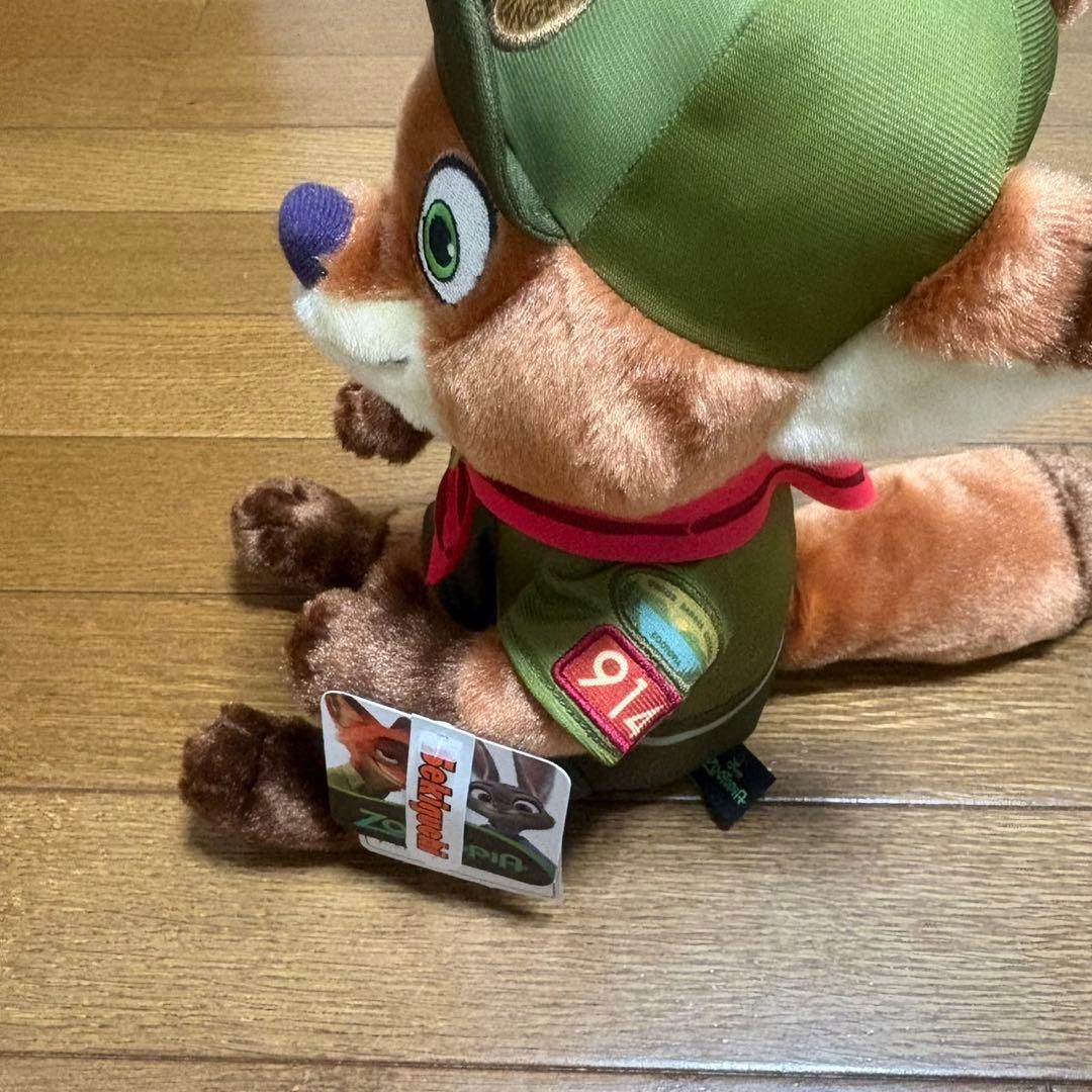 ズートピア ニック 幼少期 ジュニアレンジャー ぬいぐるみ - メルカリ