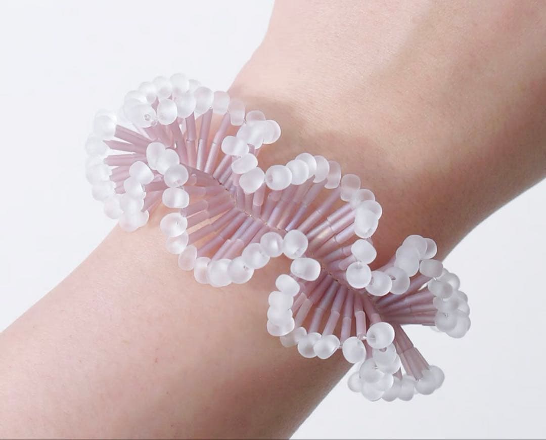 【未使用】aoi horiguchi堀口葵/coral bangle バングル