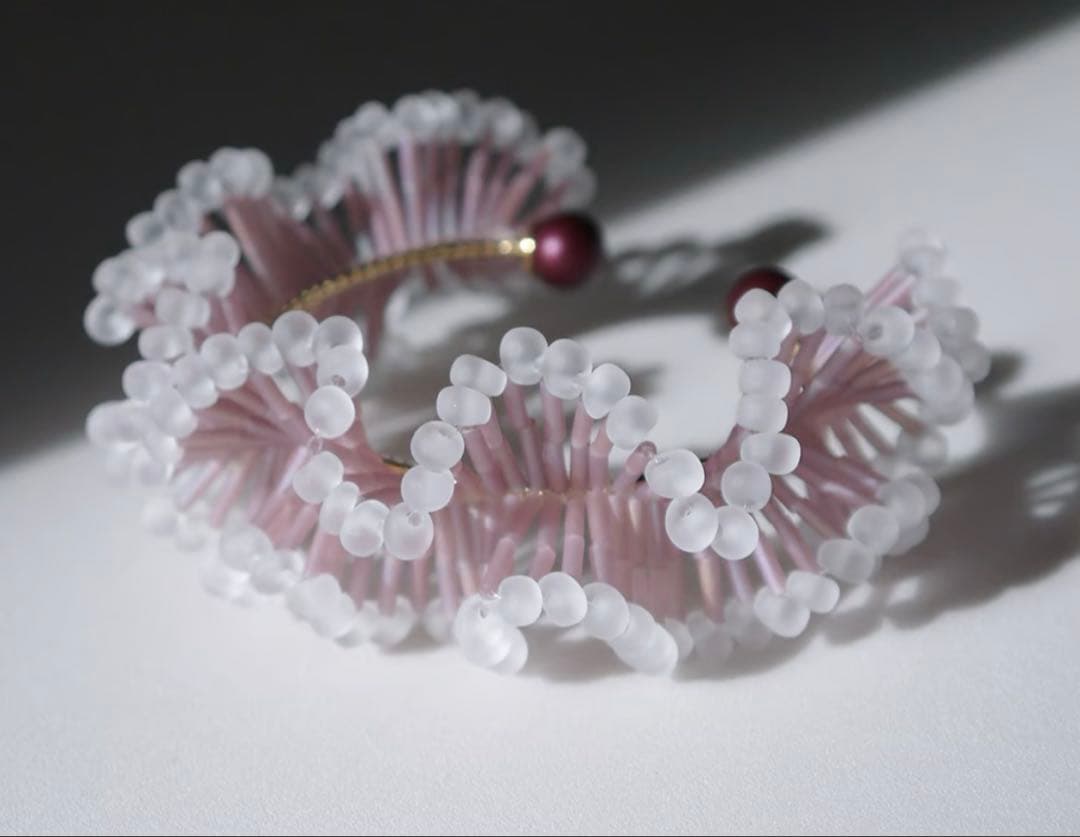 【未使用】aoi horiguchi堀口葵/coral bangle バングル