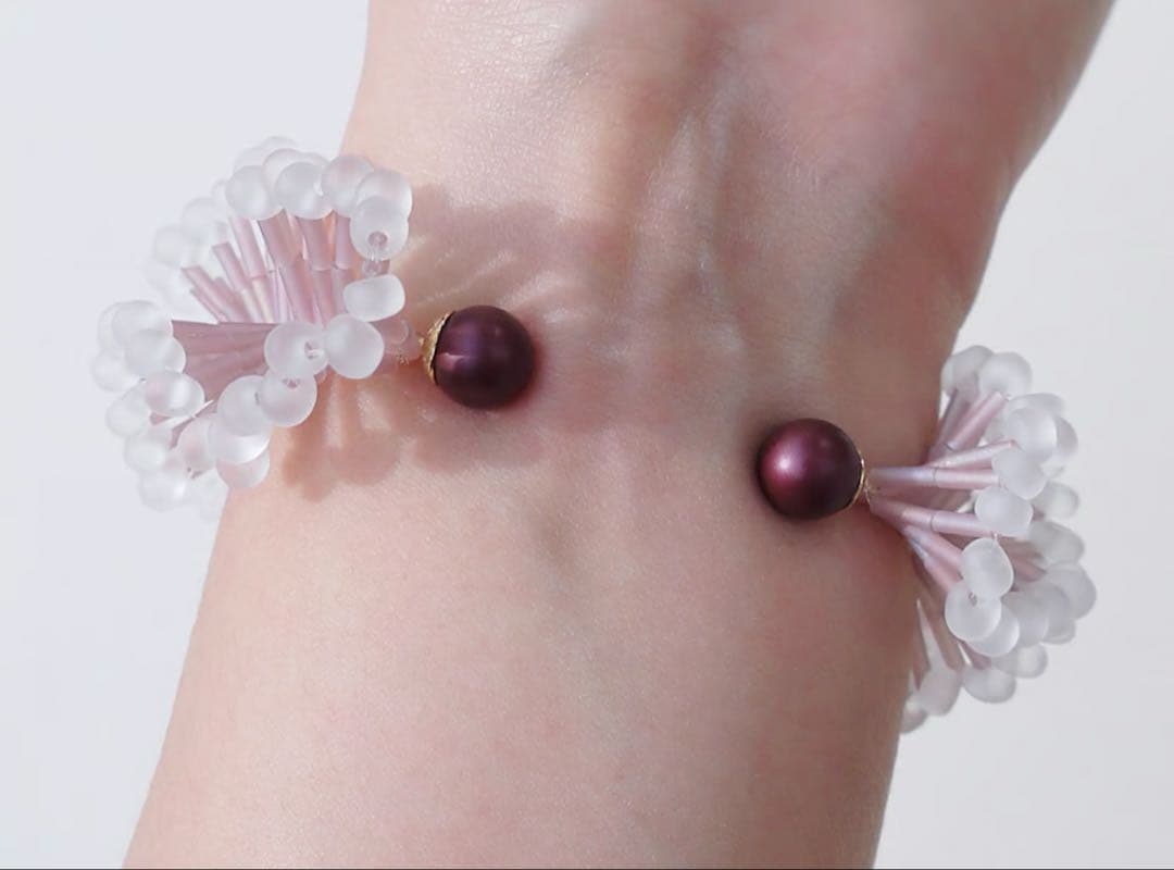 【未使用】aoi horiguchi堀口葵/coral bangle バングル