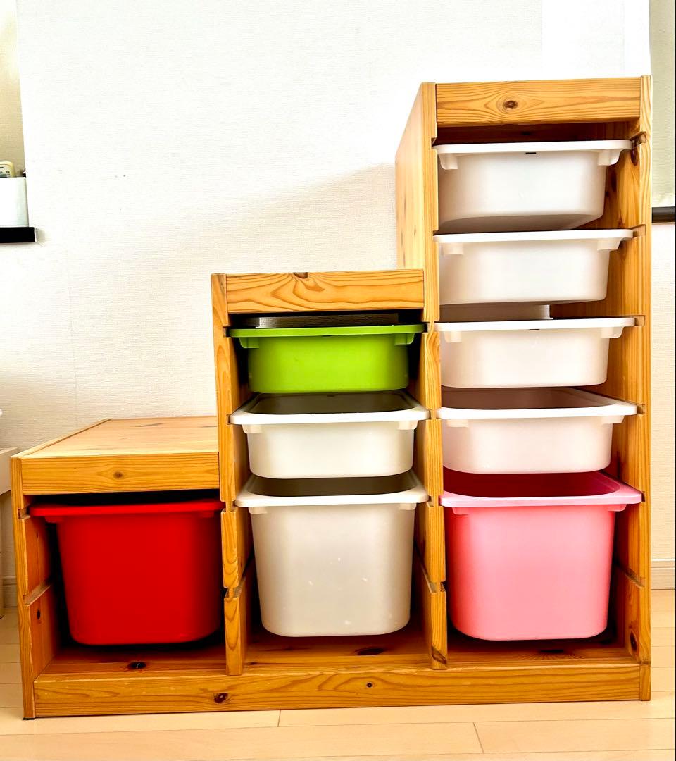 IKEA トロファスト　収納ボックス　おもちゃ箱