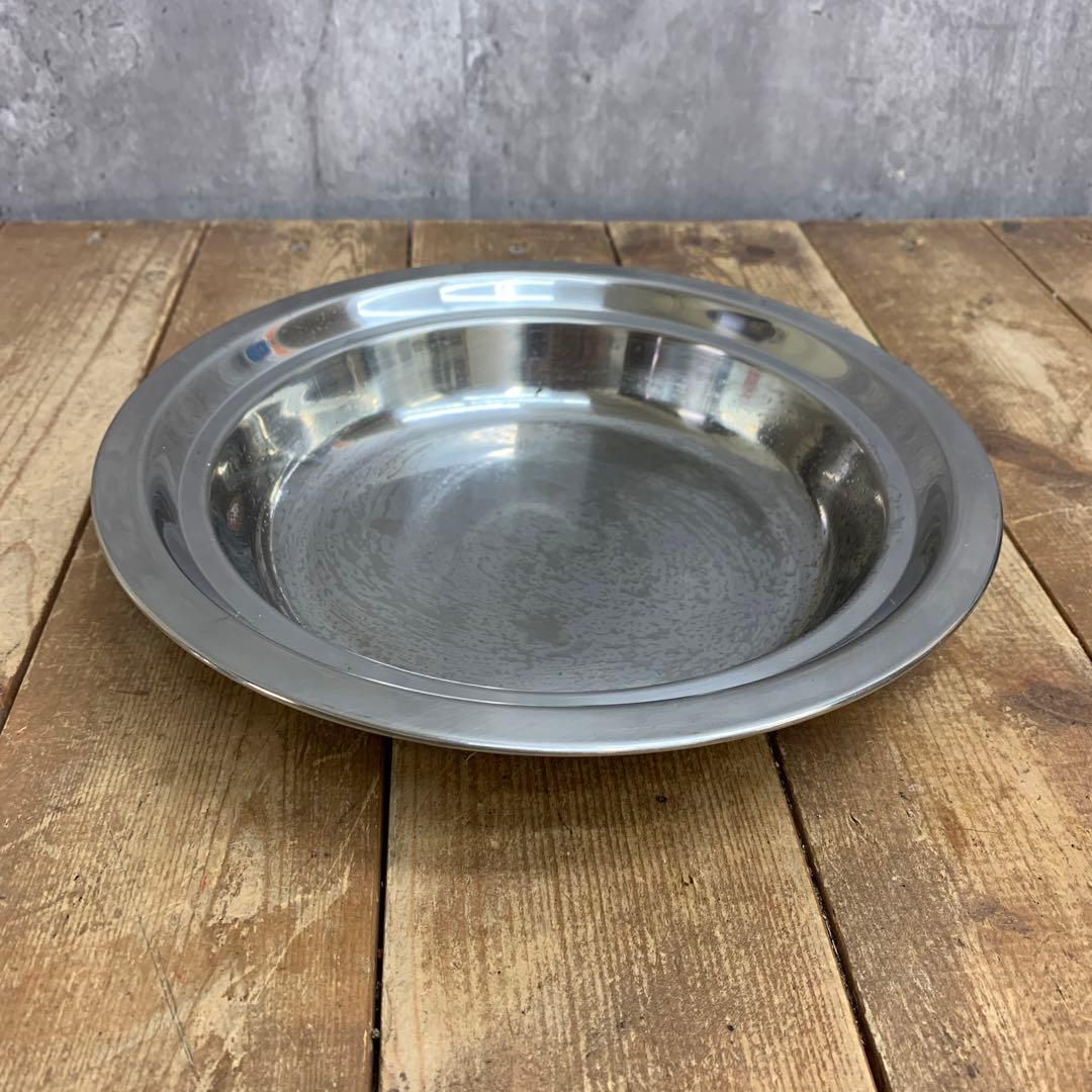 E-2 【希少・ヴィンテージ】ステンレス製 フォンデュ鍋セット 木柄 レトロ キ