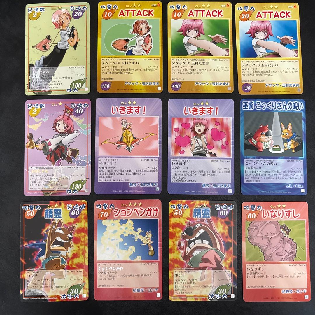 ポンチコンチ 玉村たまお カードセット シャーマンキング 12枚 - メルカリ