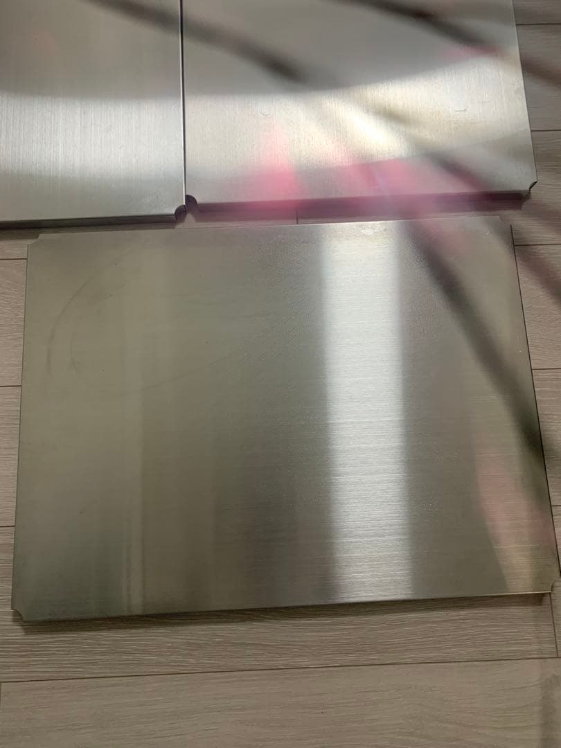 無印　ステンレスユニットシェルフ　ステンレス棚セット　ワイド　中