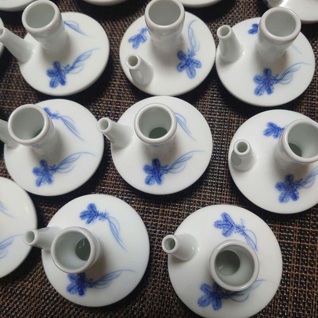 伊万里焼　山本翠山　ミニ燗　16個セット　箸置き　醤油入れ　水差し　徳利