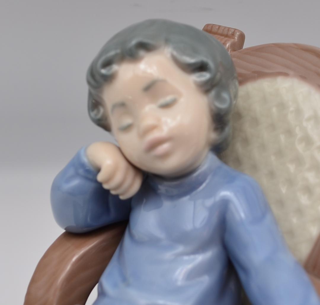 お昼寝／疲れちゃった ☆リヤドロ 2体セット スペイン ポーセリン