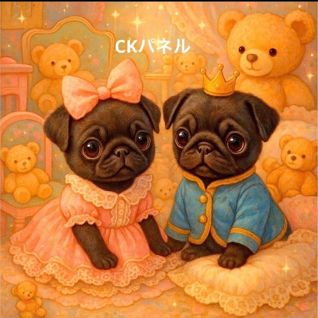 激レアパグパネル生地　ハンドメイド