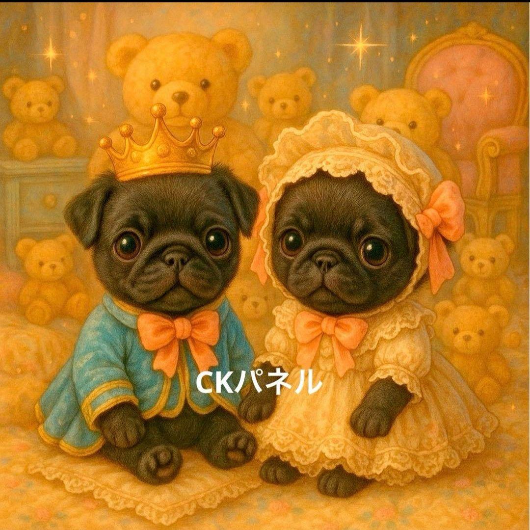 激レアパグパネル生地　ハンドメイド