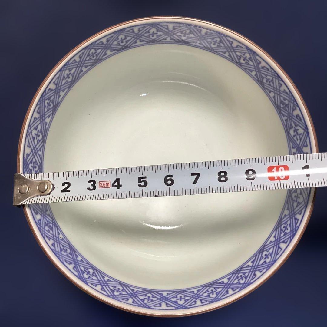 黄釉雁木文様蓋物10客