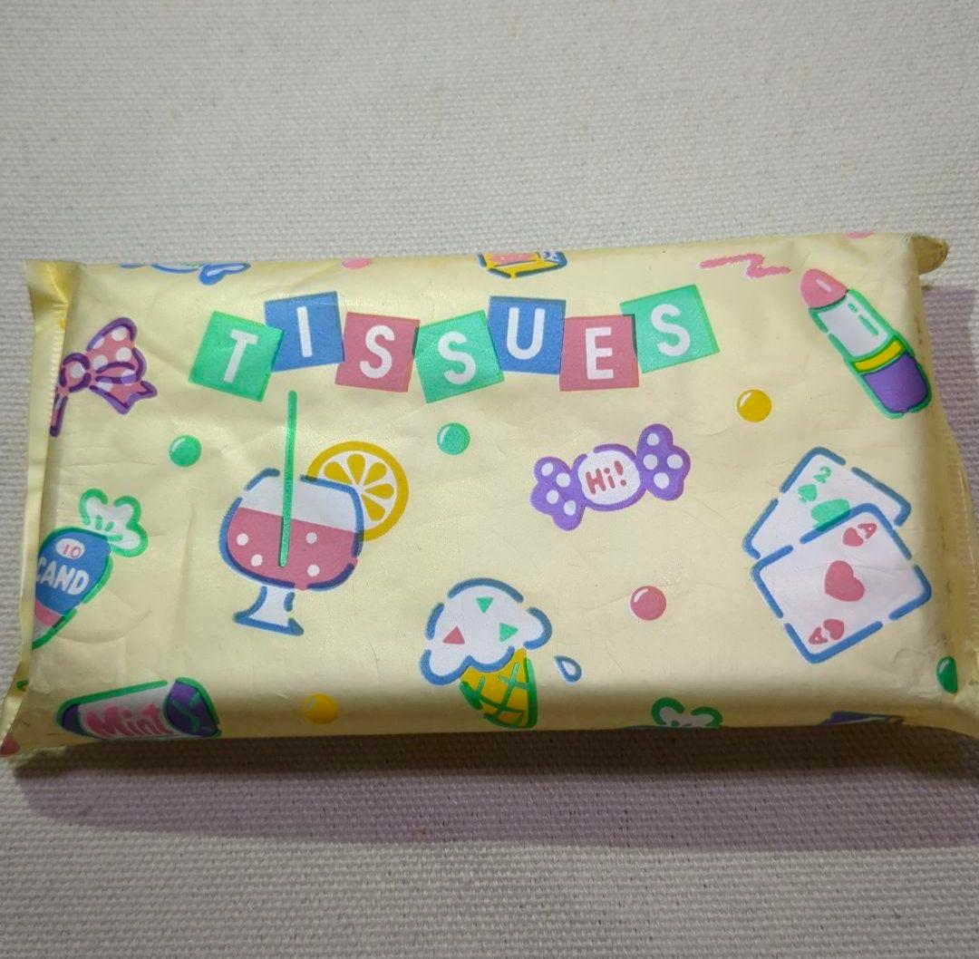 未開封】フレッシュパンチ サンリオ ポケットティッシュ 昭和レトロ