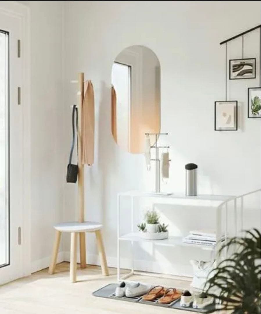 【ambra】ミスト ウォールミラー 壁掛け 鏡 46x92 コパー【アンブラ】