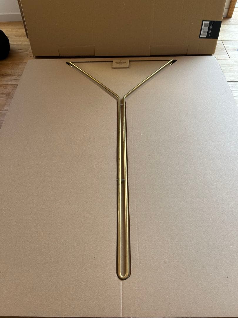 ムーベ　ウォールミラー　50センチ　ブラス　MOEBE