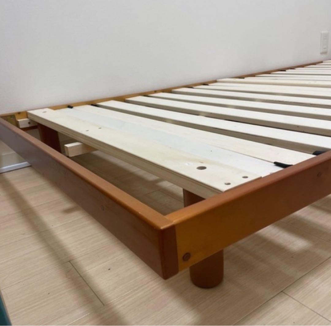 木製シングルサイズすのこベッド
