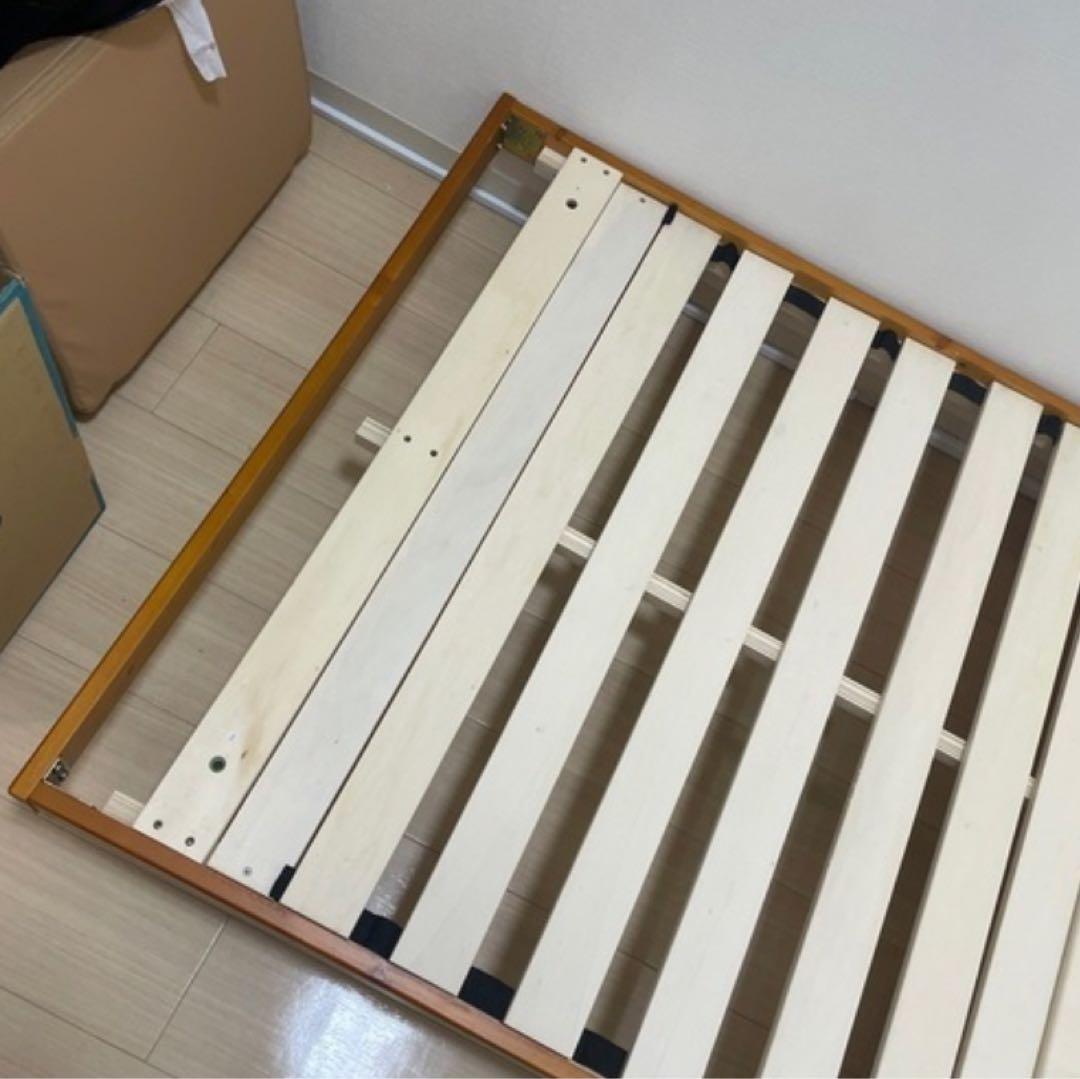木製シングルサイズすのこベッド