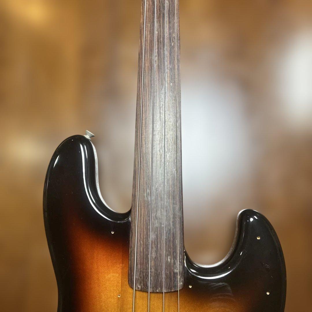 Fender Japan ジャズベース フレットレス ブラウンサンバースト - メルカリ