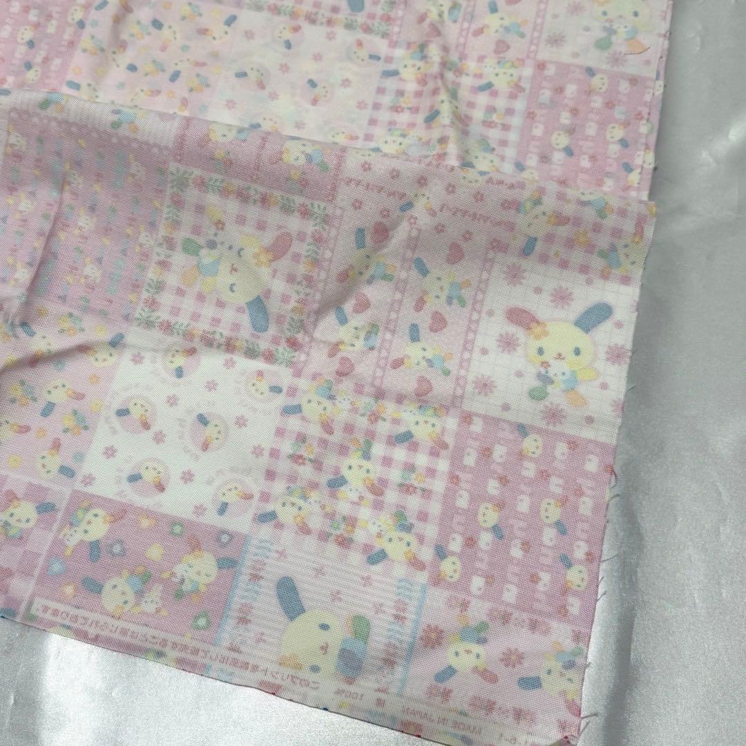 匿名配送】 ウサハナ サンリオ 生地 布 はぎれ 平成レトロ ビンテージ