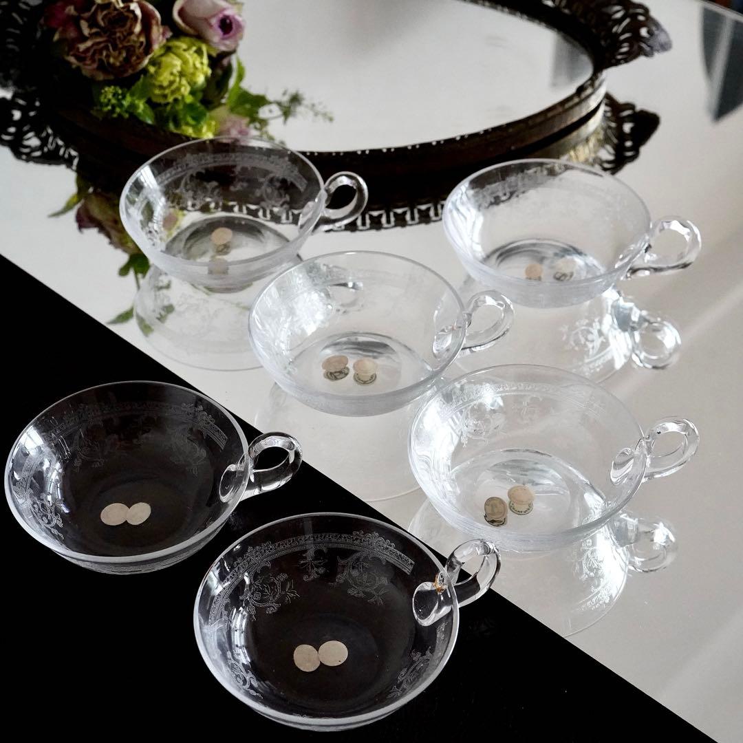 サンルイ★メス★METZ★アイスカップ/グラス6客セット★レア希少アンティーク