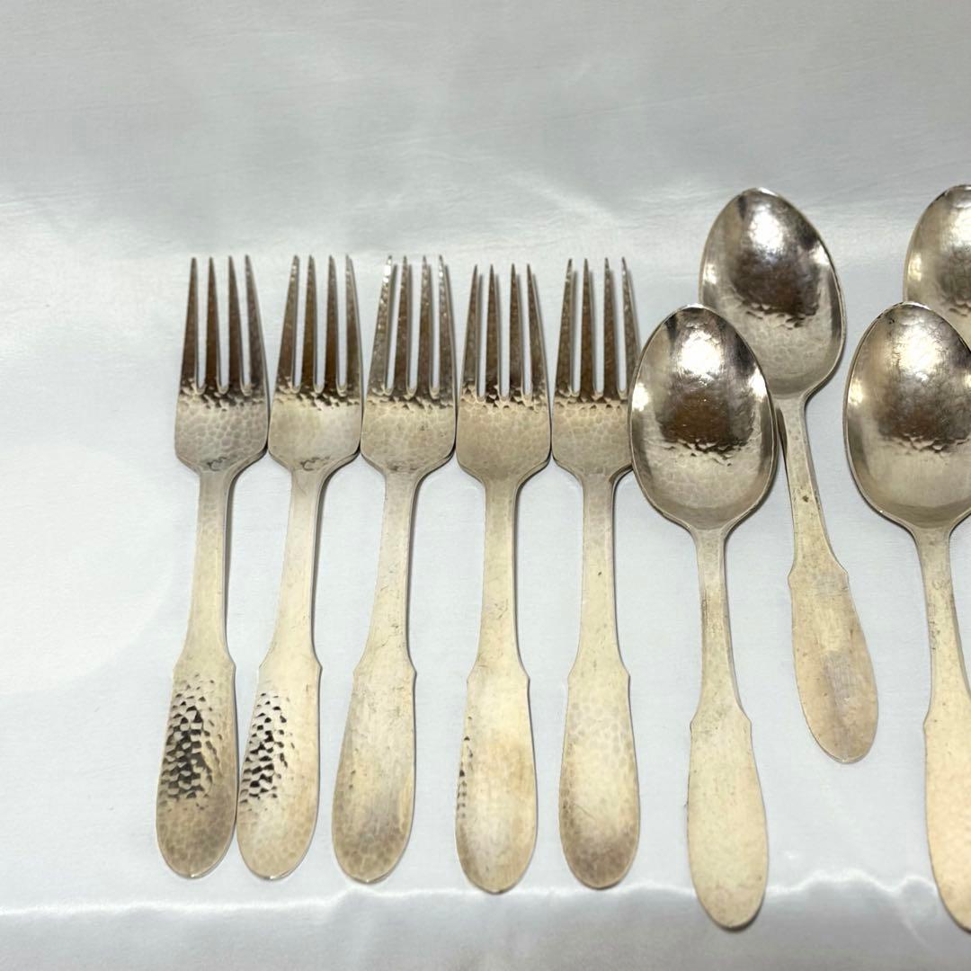 美品　 ジョージジェンセン　マーメイド　カトラリー　セット　シルバー
