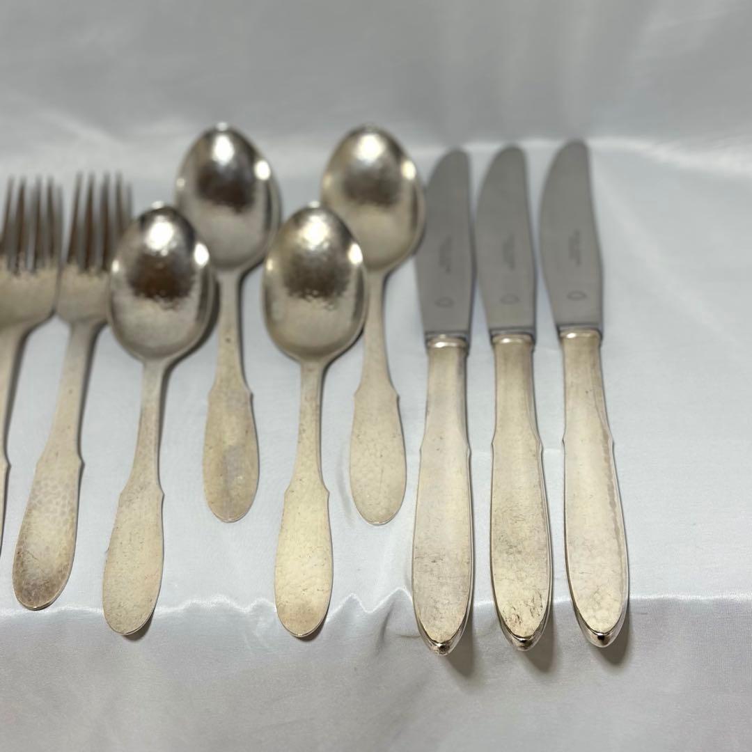 美品　 ジョージジェンセン　マーメイド　カトラリー　セット　シルバー