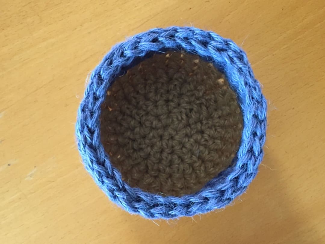 麻紐ミニバスケット   no.105