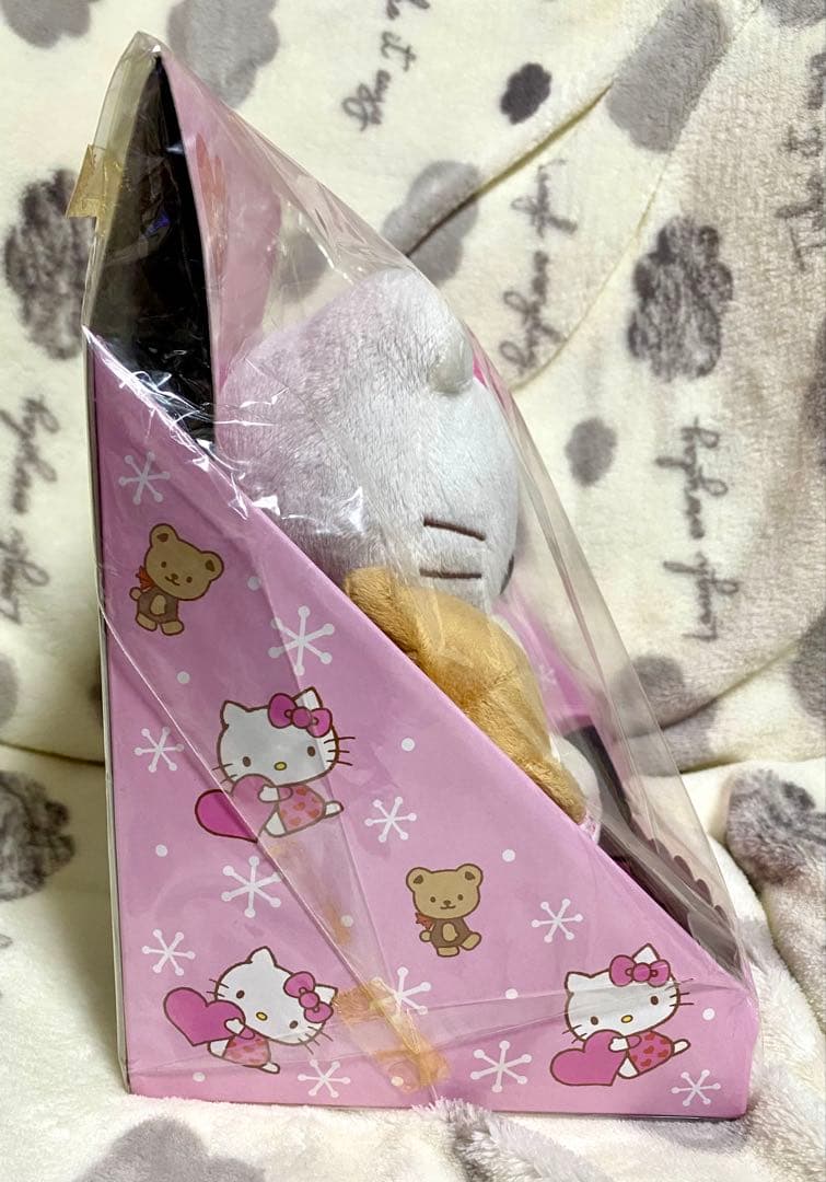 期間限定　ハローキティ　オルゴール　付き　ぬいぐるみ