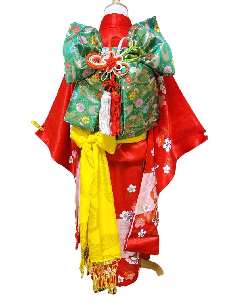 お買い得品♡七五三　7歳　女の子　フルセット　一式　赤系