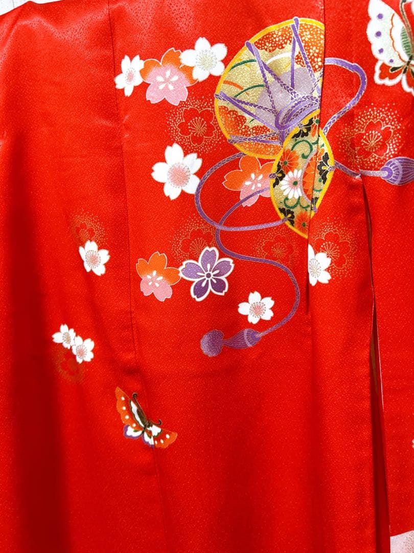 お買い得品♡七五三　7歳　女の子　フルセット　一式　赤系