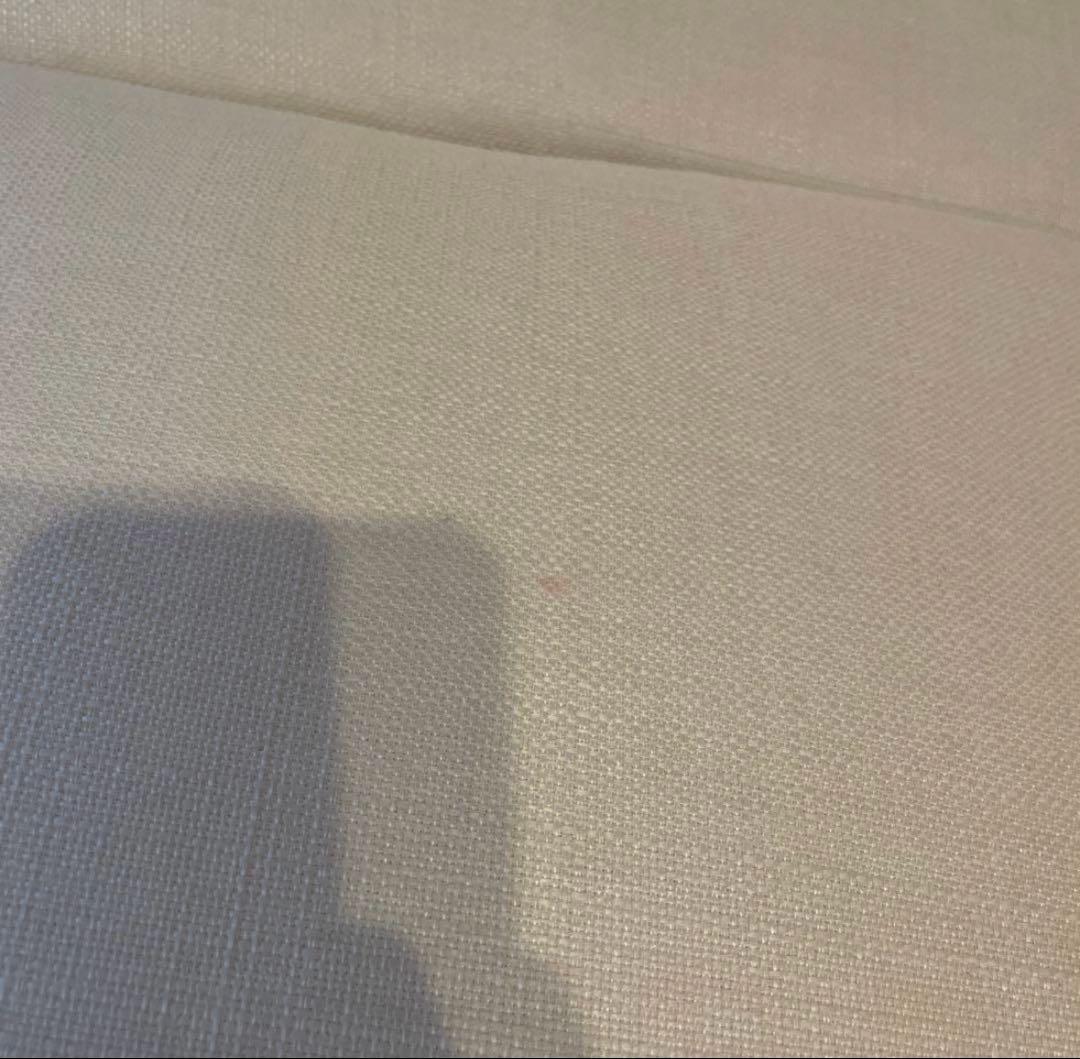 オットマン・クッション２つ付き　2人掛けソファ 2WAYタイプ