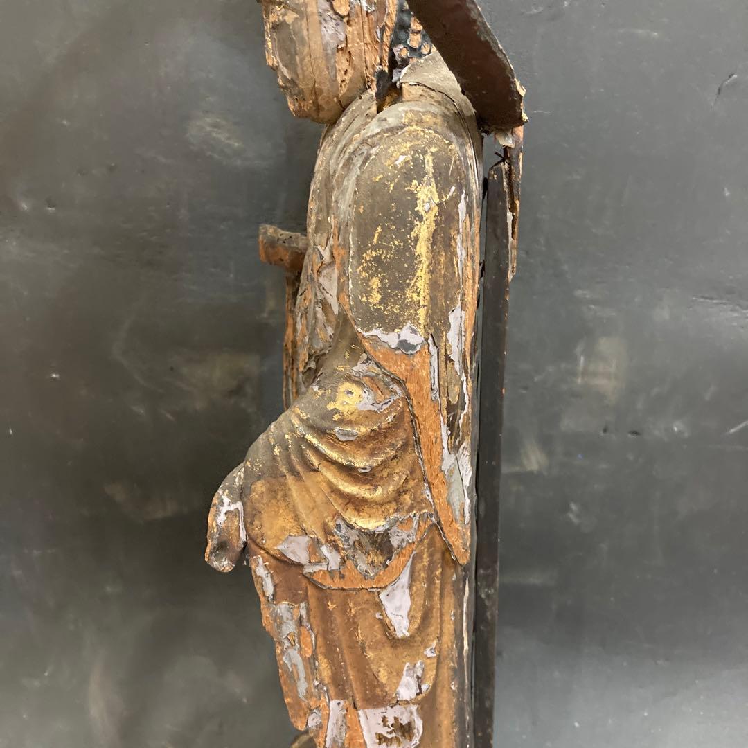 阿弥陀如来　室町時代　木製　木彫