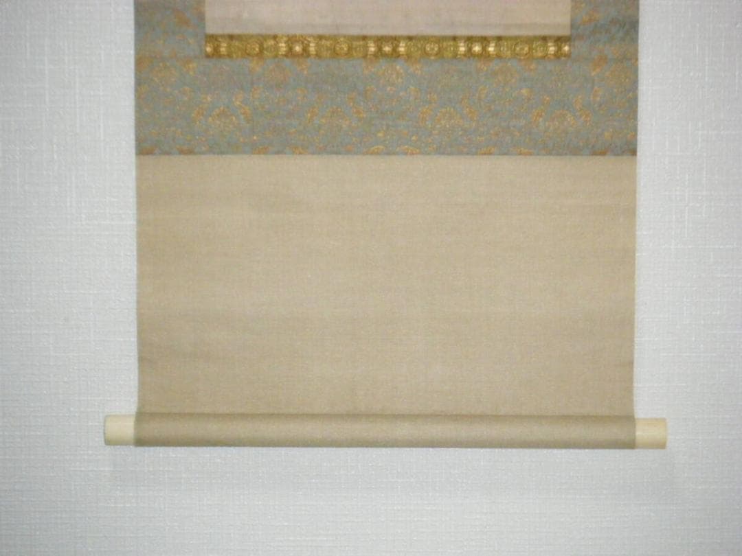 【真作】掛軸　無落款　天神図　古美術　逸品　O125