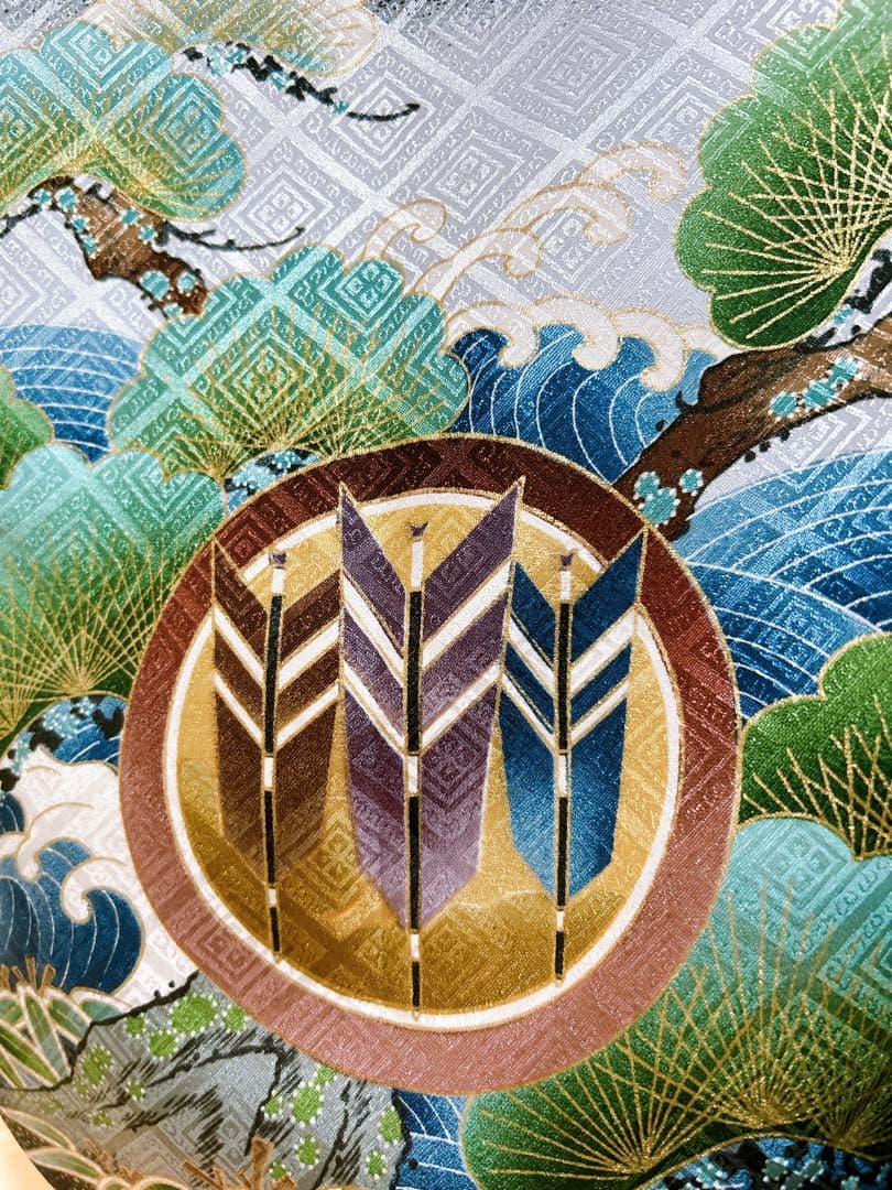 黒×グレー♡七五三　5歳　男の子　セット　一式　兜柄