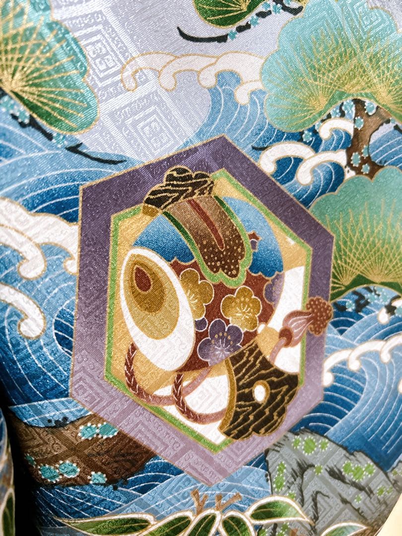 黒×グレー♡七五三　5歳　男の子　セット　一式　兜柄