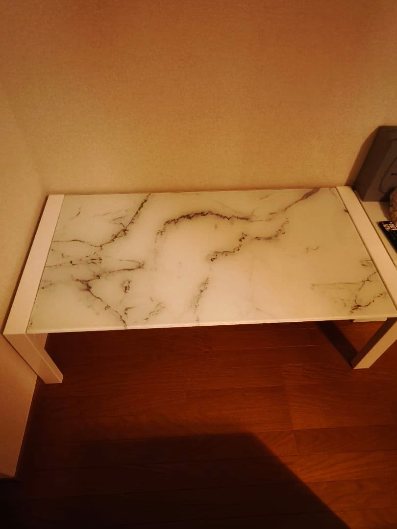 大理石風 ニトリ テーブル