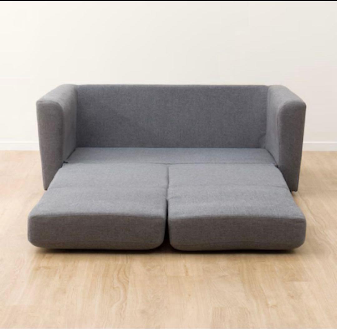ローラン様ニトリ　ソファベッド (フォワード GY) 2人掛け
