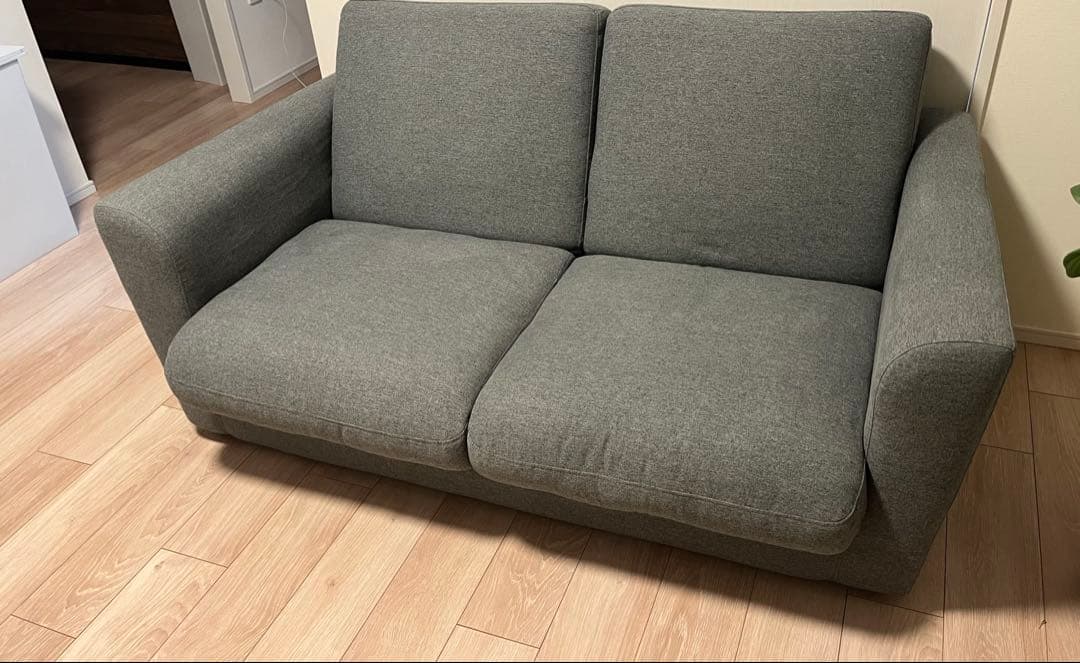 ローラン様ニトリ　ソファベッド (フォワード GY) 2人掛け