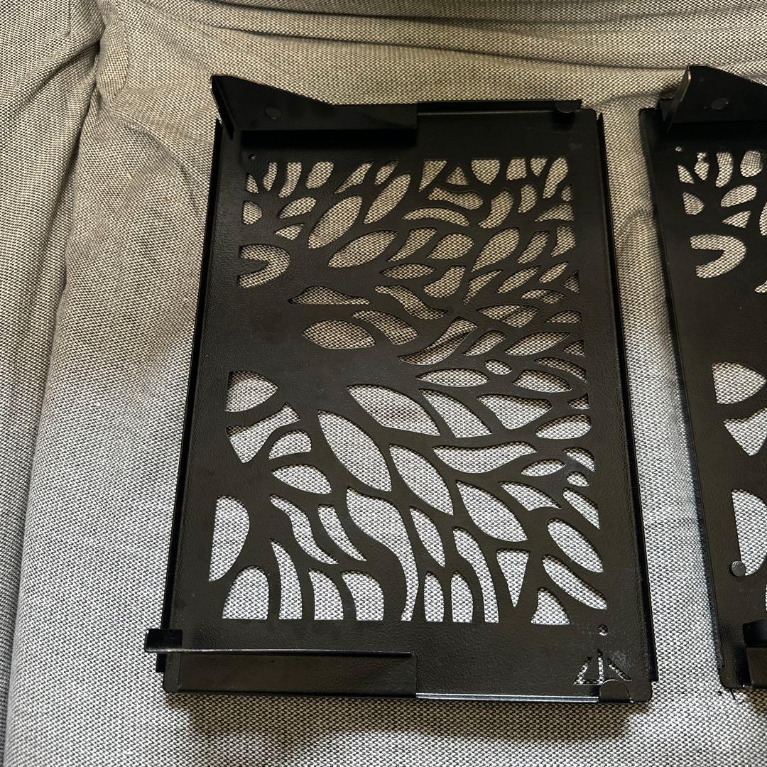 【中古品】BLACK DESIGN アイアンプレート ツリー2枚 セット