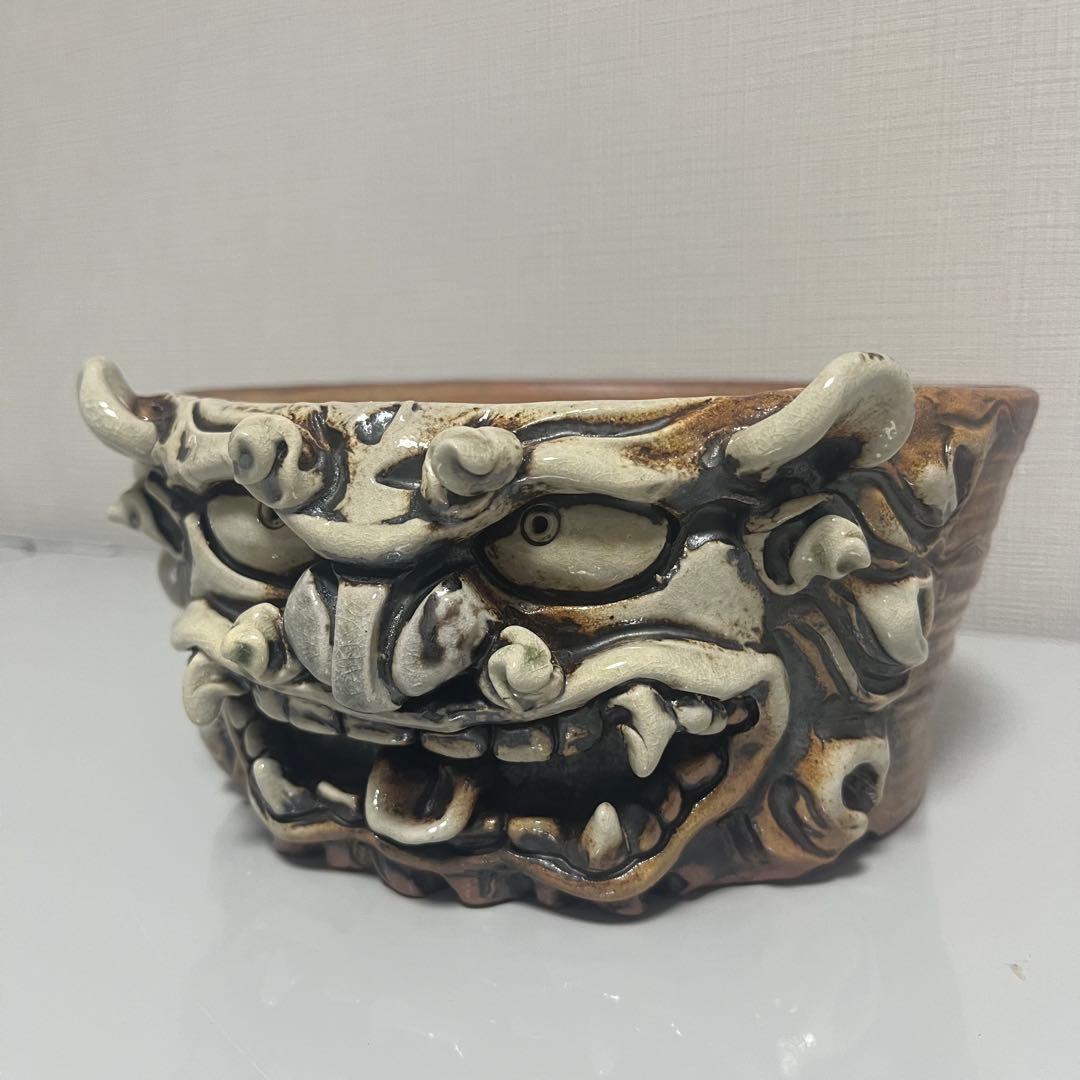 植木鉢　やちむん　シーサー　盆栽　塊根植物