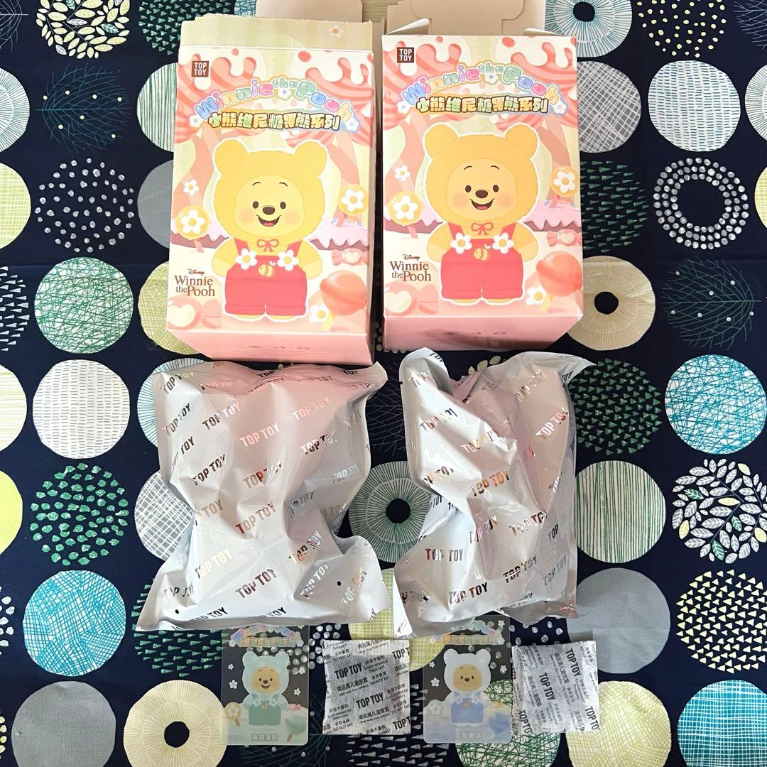 TOPTOY トップトイ くまのプーさん キャンディベアシリーズ 緑 青 新品