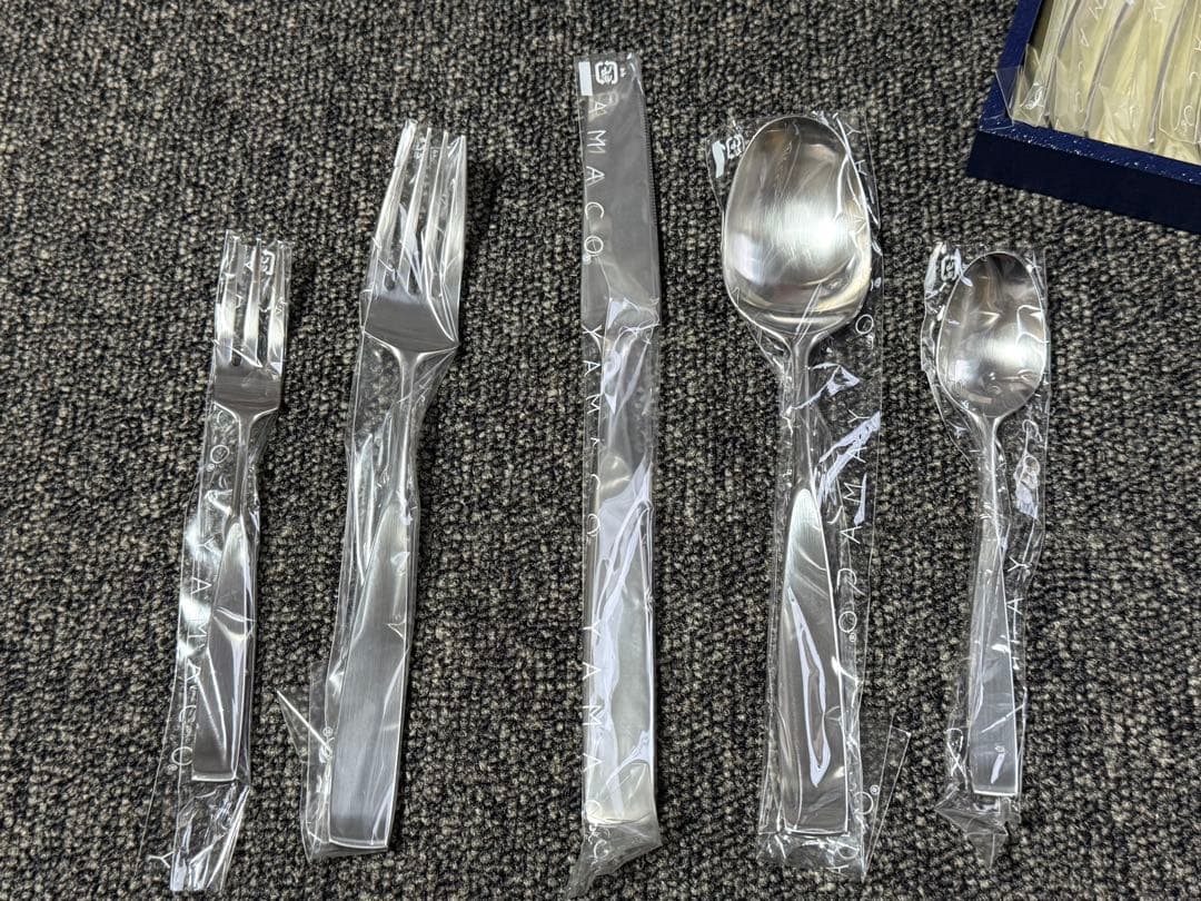 【新品】 YAMACO カラトリー 25本 ディナー セット クリスタルライン