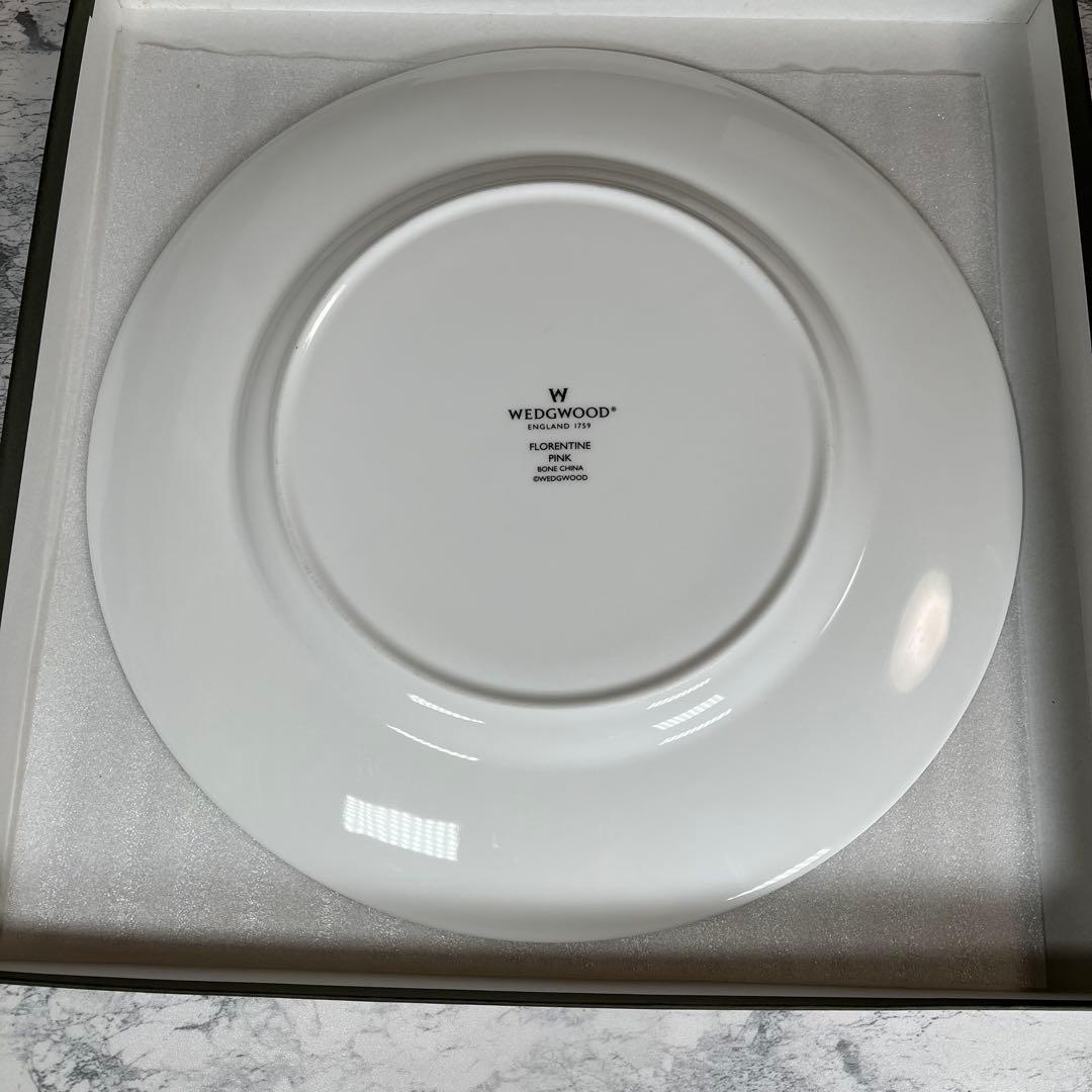  ウェッジウッド フロレンティーンピンク 27cm丸皿 大皿