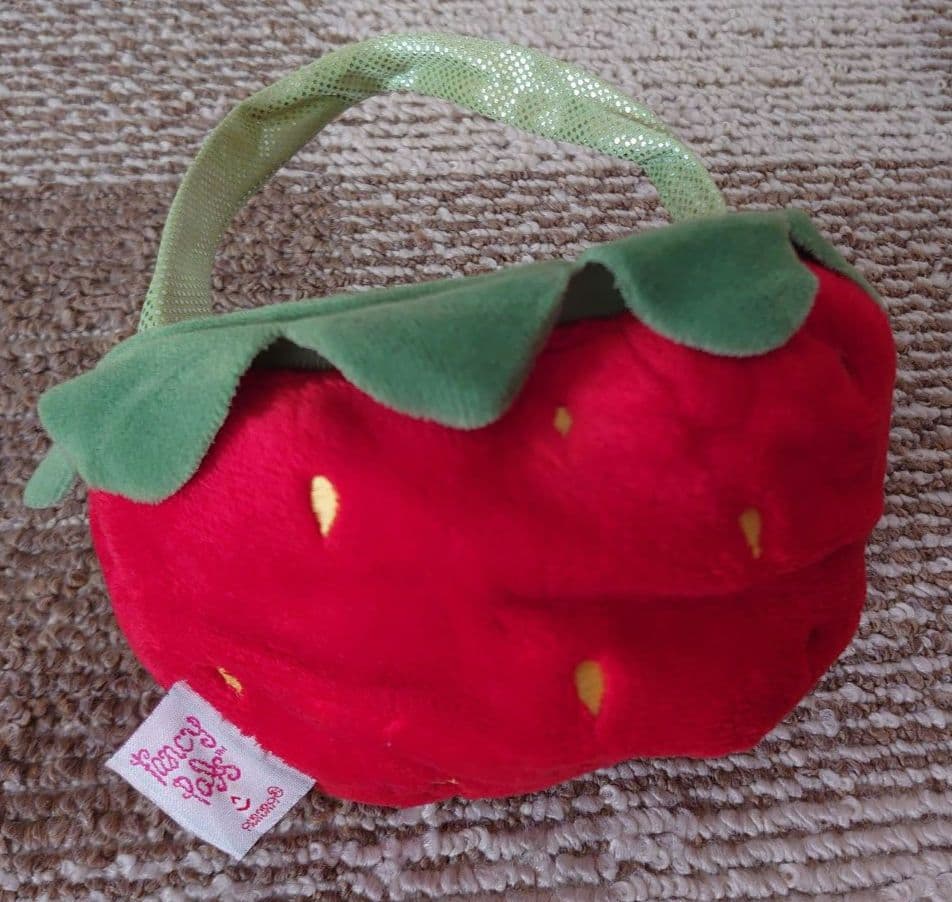 ☆希少☆ ぬいちごのお出かけバック付き 犬のぬいぐるみセット 平成