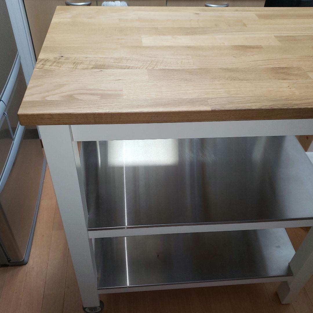 IKEA アイランドキッチンワゴン ステンストルプ - メルカリ