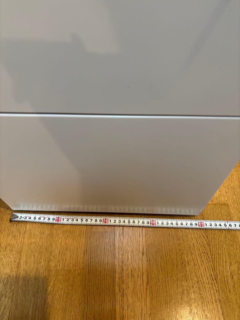 ホワイト 3段引き出しキャビネット 鍵付き