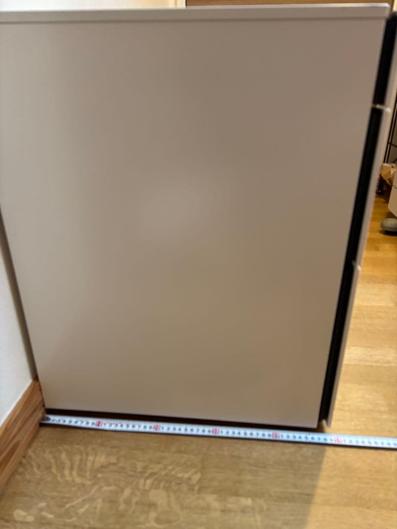 ホワイト 3段引き出しキャビネット 鍵付き