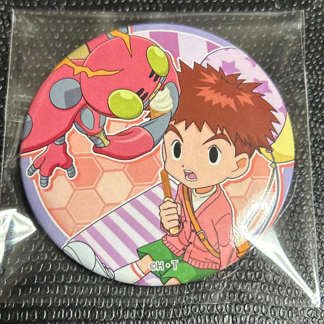 貴重 デジモン 泉光子郎 テントモン パートナー 缶バッジ - メルカリ