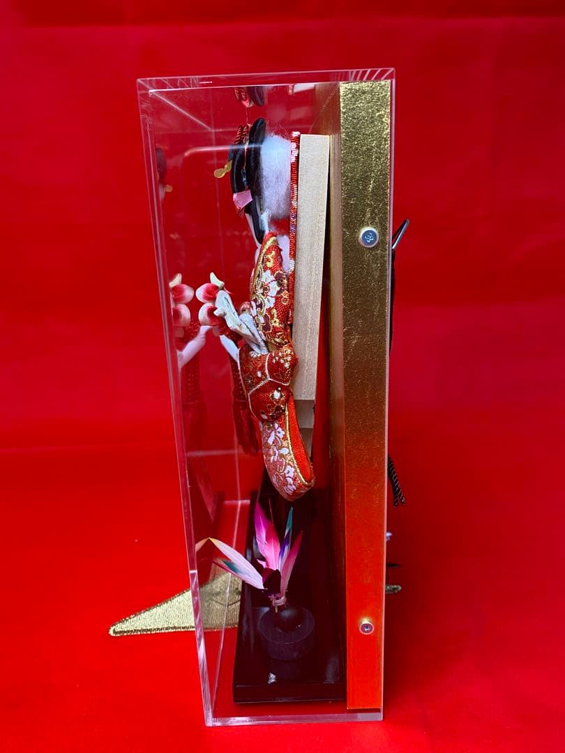 東京久月　羽子板壁掛けアクリルケース・コンパクト間口約１９×奥行約８×高約２６㎝