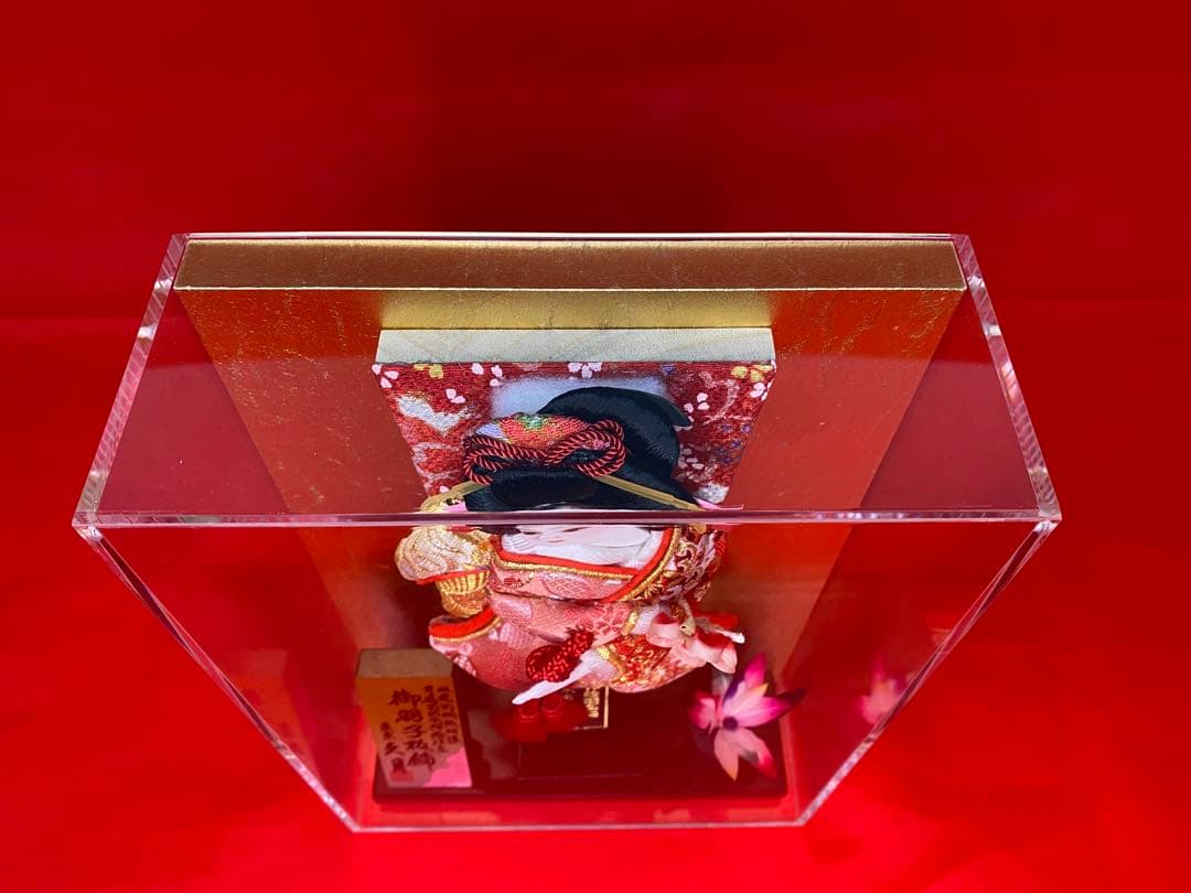 東京久月　羽子板壁掛けアクリルケース・コンパクト間口約１９×奥行約８×高約２６㎝